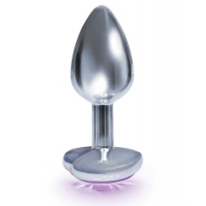 Icon Brands - Silver Starter Heart Plug - Purple 照片