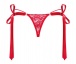 Obsessive - Lovlea Thong w Bows - Red - S/M photo-8