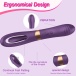 Secwell - Lisa Flicking Dual Vibrator - Purple 照片-2