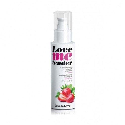 Love to Love - Luscious & Hot Massage Oil Strawberry - 100ml photo