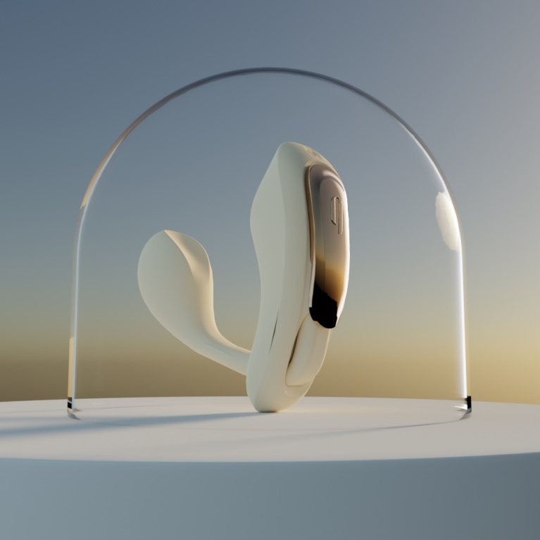 Qingnan - 穿戴式遙控震動器 #6 - 米白色 照片