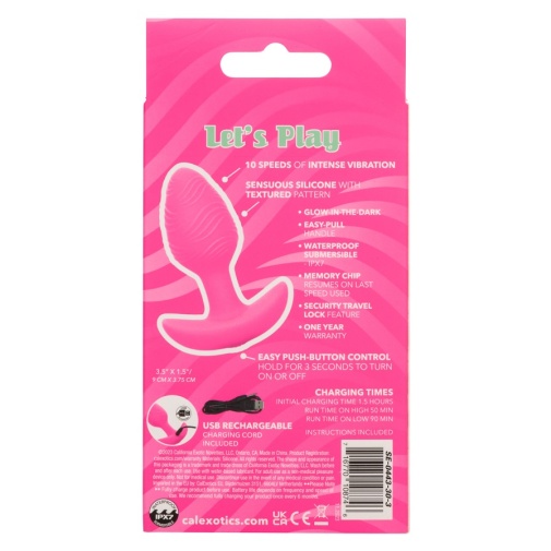 CEN - Cheeky Glow Vibro Plug - Pink 照片