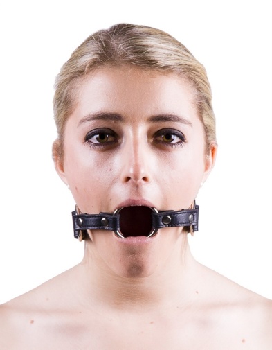 Rouge - Leather O-Ring Gag - Brown photo