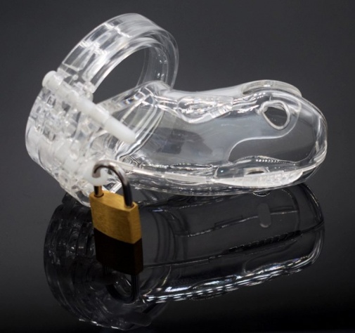 FAAK - Short Whale Chastity Cage - Clear photo