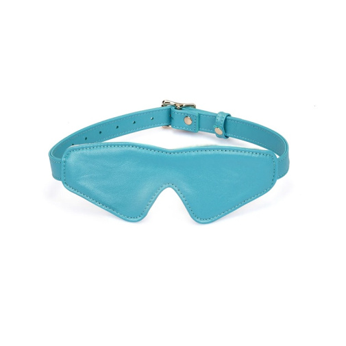 Liebe Seele - Lamb Leather Blindfold - Blue 照片