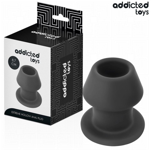 Addicted Toys - Extreme 空心后庭塞 中码 - 黑色 照片