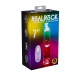 RealRock - 7" LED Vibro Dildo - Clear 照片-12