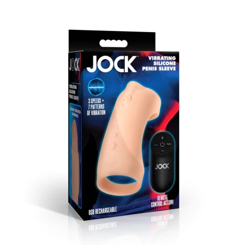 Jock - Vibro Penis Sleeve - Light 照片