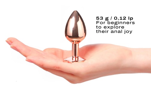 Dorcel - Metal Diamond Anal Plug S - Gold photo