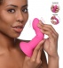 Squeeze-It - 10X Vibro Dildo - Pink photo-4