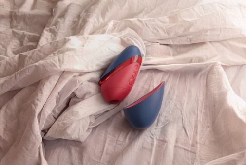 Womanizer - Next Liberty 3D Pleasure Air Stimulator - Blue/Red photo