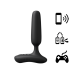 Lovense - Glint APP Vibro Butt Plug - Black photo