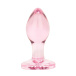 Add a touch of elegance to your anal adventures with this gl... Easytoys - Heart Glass Plug - Pink photo-7