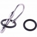 MT - Urethral Sound with Penis Ring 90mm photo