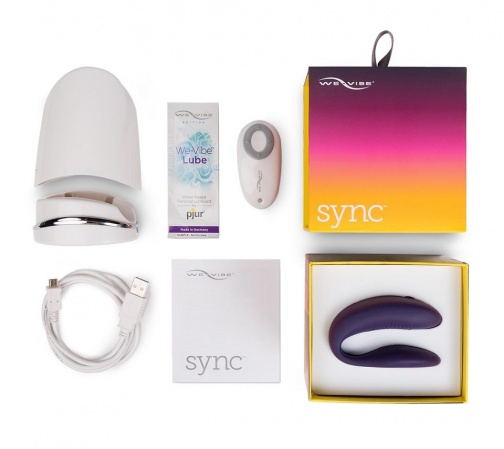 We-Vibe - Sync双爵情侣同步震动器 - 紫色  照片