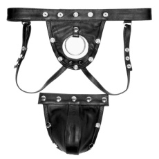 Prowler - Leather Harness Jock Strap - Black - M 照片