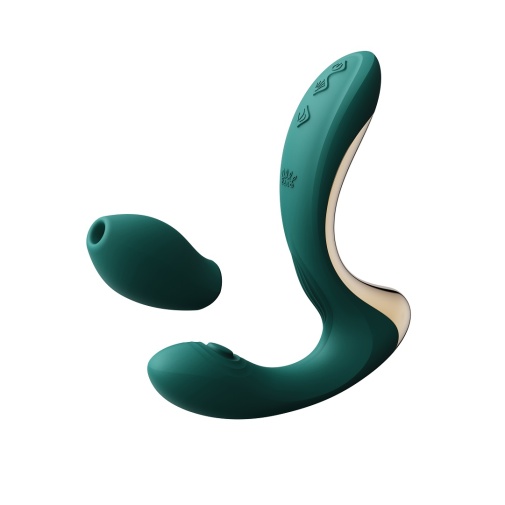 Zalo - Talis G-Spot Vibrator - Turquoise Green  photo