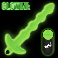 Bang! - Glow Vibro Anal Beads - Green photo