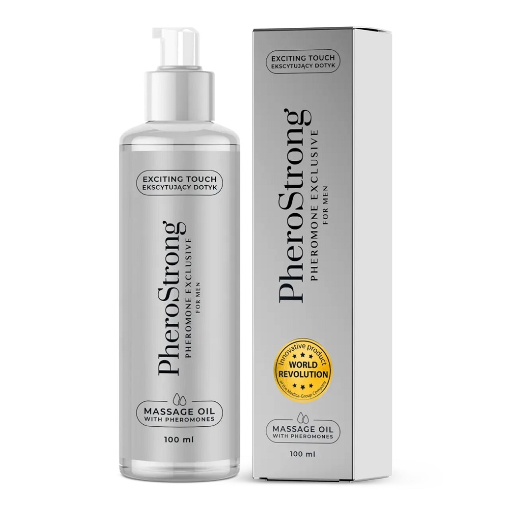 PheroStrong - Exclusive Pheromone Massage Oil for Men - 100ml photo-2