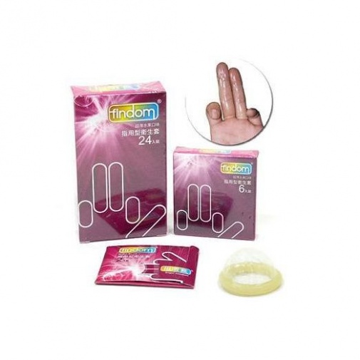 Findom - Latex Finger Condom 24's Pack photo
