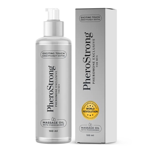 PheroStrong - Exclusive Pheromone Massage Oil for Men - 100ml photo