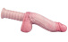 FAAK - Hand Shank Realistic Dildo 14cm - Flesh 照片-7