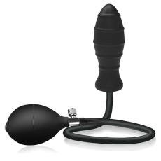 Nasstoys - Ribbed Inflantable Plug - Black 照片