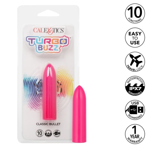 CEN - Turbo Buzz Classic Vibro Bullet - Pink photo