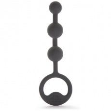 Fifty Shades of Grey - Silicone Anal Beads - Black photo