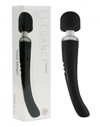 Love Magic - Elegance Wand Massager - Black 照片