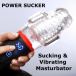 Jock - Power Suck Vibro Masturbator - Black photo-5