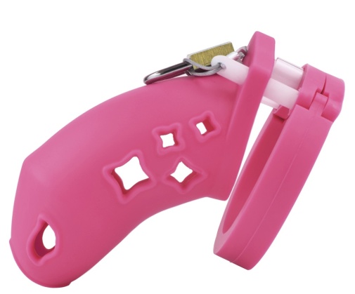 FAAK - Silicone Chastity Cage 123 - Pink photo