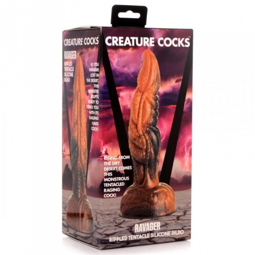 Creature Cocks - 掠夺者波纹触手假阳具 照片