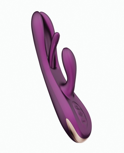 Honey Play Box - Terri Tapping Rabbit App Vibrator - Purple photo