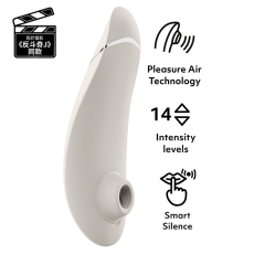 Womanizer - Premium 2 Pleasure Air Stimulator - Gray photo