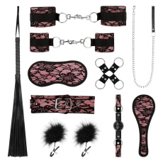 Bedroom Fantasies - Bound by Lace SM Set 9pcs - Pink 照片