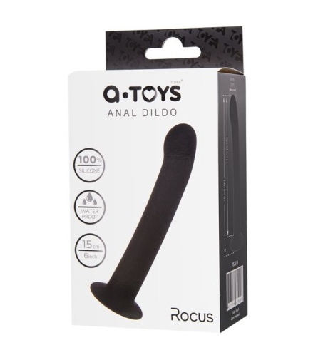 A-Toys - Rocus Anal Dildo 15cm - Black photo