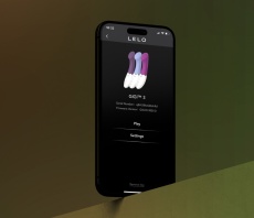 Lelo - Gigi 3 优质G点震动棒 可连应用程式 - 浅蓝色 照片