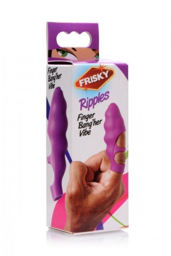 Frisky - 震动手指套 - 紫色 照片