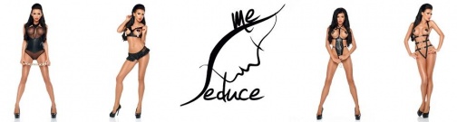 Me Seduce - 伊曼连身内衣 - 黑色 - S/M 照片