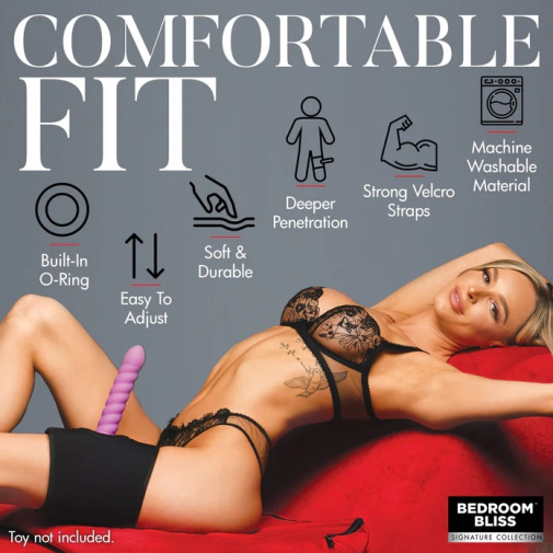 Bedroom Bliss - Lovers 大腿束帶 - 黑色 照片