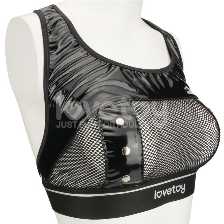 Lovetoy - Rebellion Reign Harness Strap-On Set XS/S - Black photo
