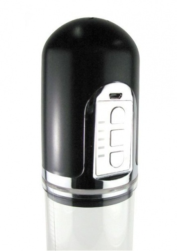 Magic Love - X-Men USB充电阳具泵与自慰器 - 黑色 照片