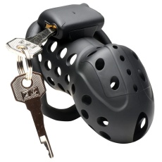 Master Series - Lock Down Chastity Cage - Black photo