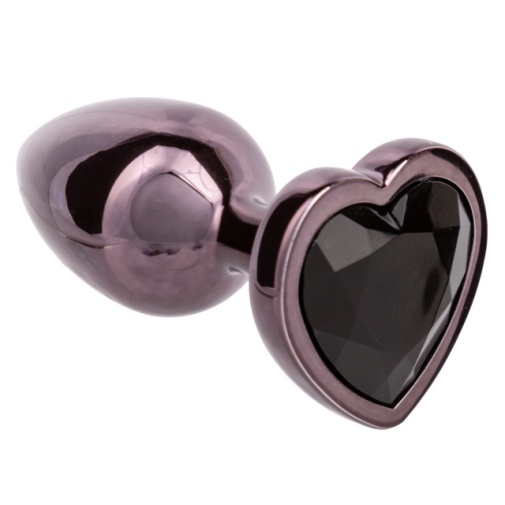 CEN - Jewel Heart Plug S - Black photo