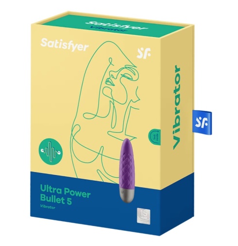 Satisfyer - 超强力子弹型震蛋 5 - 紫色 照片