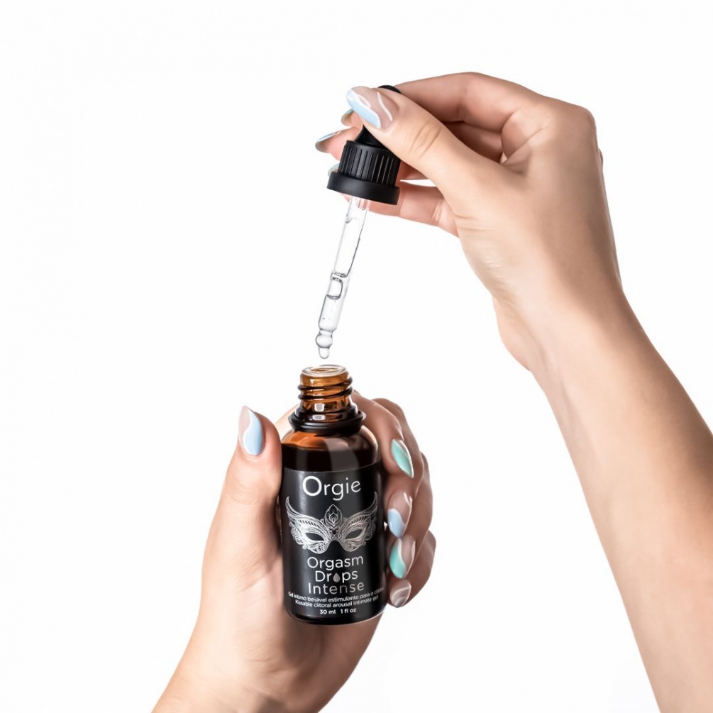 Clitoral arousing gel with vibrating and warming sensations.... Orgie - Orgasm Drops Intense - 30ml photo-2