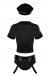 Obsessive - Police 5 pcs Costume - Black - S/M photo-5