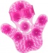 Simple & True - Roller Ball Massage Glove - Pink photo-3