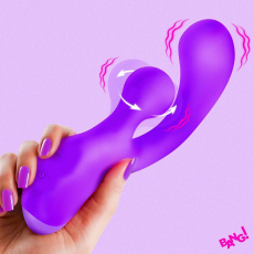 Bang! - Gyro Rabbit Vibrator - Purple 照片